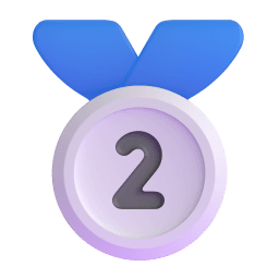 Medal second place