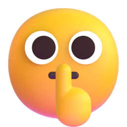 Shushing face