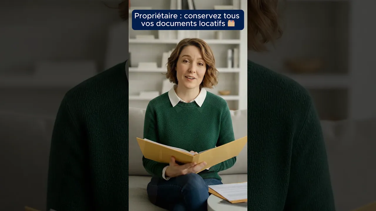 Propriétaire : conservez tous vos documents locatifs